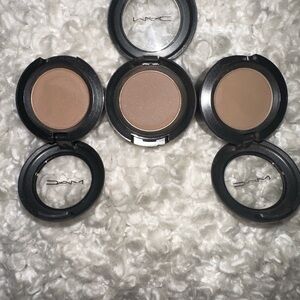 MAC Cosmetics Charcoal Brown Matte Eyeshadow Trio Brand New Never Used